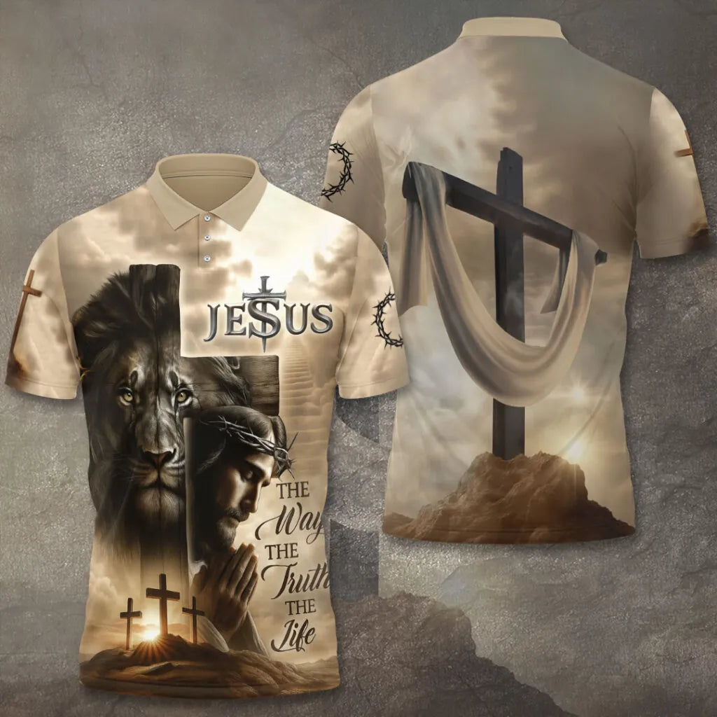 Lion Cross Resurrection Christian 3D Apparel – TANTN16187