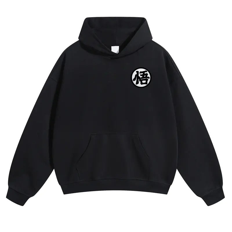 Dragon Ball DBZ Viral Anime Graphic Hoodie! Unisex 90s Retro Pullover - Funny Cartoon Streetwear Hoodies - Cozy Fleece Gift For Him Casual Cotton
