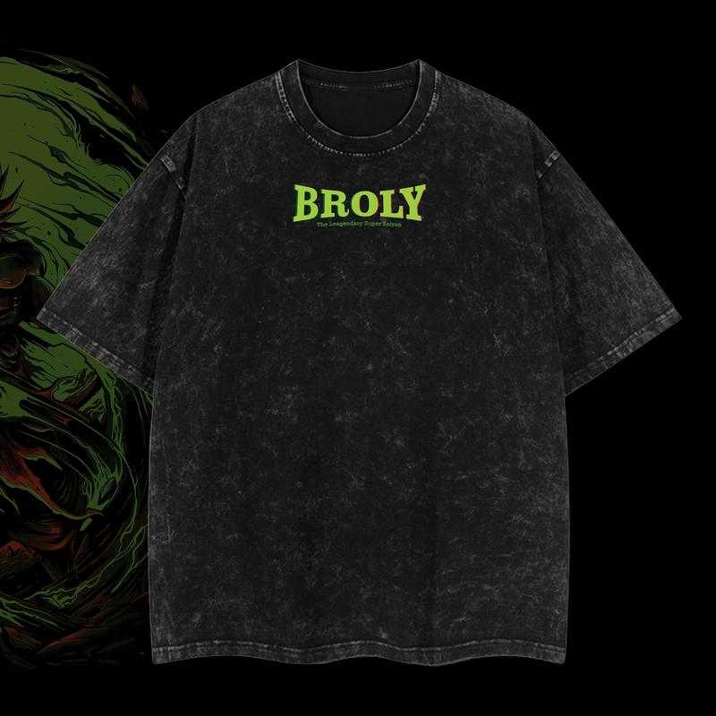 Dragon Ball "Densetsu no Sūpā Saiya-jin" Vintage Unisex Oversize Anime Manga Acid Washed Cotton T-shirt, graphic tee,anime merch fan, outfits men