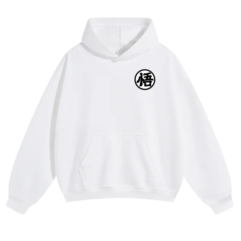 Dragon Ball DBZ Viral Anime Graphic Hoodie! Unisex 90s Retro Pullover - Funny Cartoon Streetwear Hoodies - Cozy Fleece Gift For Him Casual Cotton