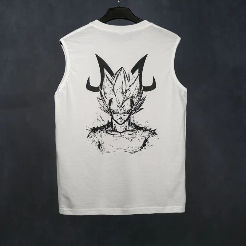 Top Rated 80s 90s Dragon Ball DBZ Oversized singlet muscle men's graphic tees Vegeta Fits Anime tank tops men gifts
