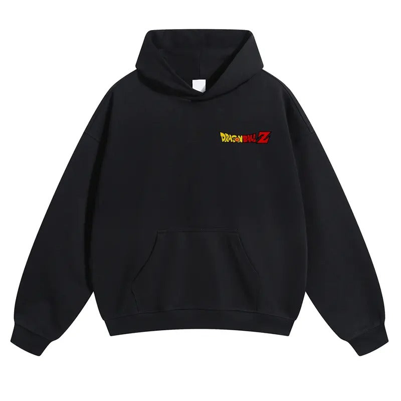 Dragon Ball DBZ Goku Viral Anime Graphic Hoodie Unisex 90s Retro Pullover Funny Cartoon Streetwear Hoodies Cozy Fleece Gift For Him 100% Cotton Super Soft Pre Shrunk Machine Wash Cold Gentle Cycle