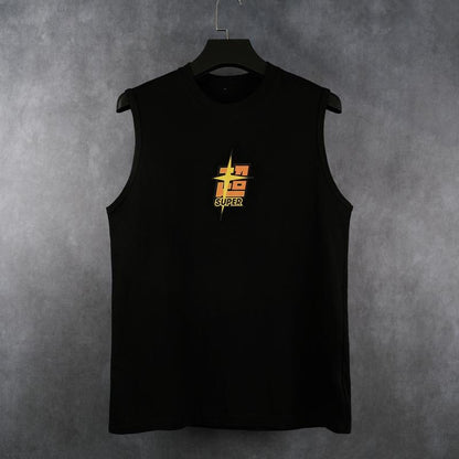 Dragon Ball DBZ Goku Saiyan Unisex Summer outfits men streetwear 80s 90s graphic tees cotton Anime tank tops men gifts