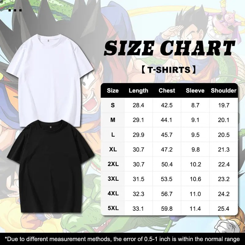 80s 90s Oversized Dragonball DBZ Goku saiyan streetwear singlet muscle cotton outfits men summer graphic t-shirts men's graphic tees Fits vacation outfits Anime gifts Breathable Fabric