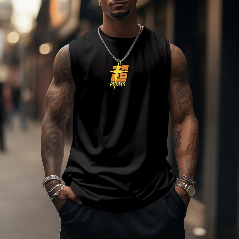 Dragon Ball DBZ Goku Saiyan Unisex Summer outfits men streetwear 80s 90s graphic tees cotton Anime tank tops men gifts