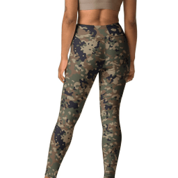 Camo Leggings for Women, High Waisted Camouflage Yoga Pants- Perfect for Workout, Gym, or Casual Wear