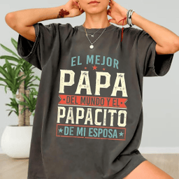 El Mejor Papa Del Mundo T-Shirt - Funny Spanish Dad Tee | Perfect Father's Day Gift for Him