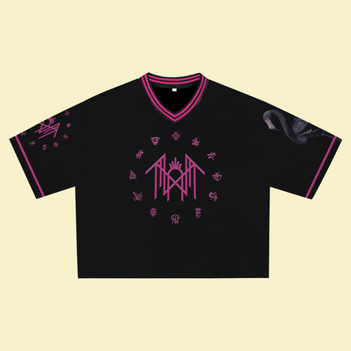 Sleep Tokenn Jersey - Outstanding Design with Logo And Black Swan Image, Suitable for Streetwear