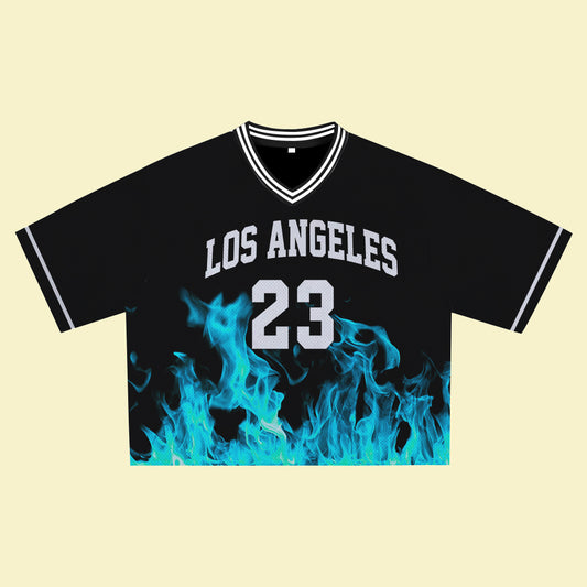 Los Angeles 23 Royal Jersey - Sporty, Street Style Design, Extremely Cool, Suitable for Walking Around Town