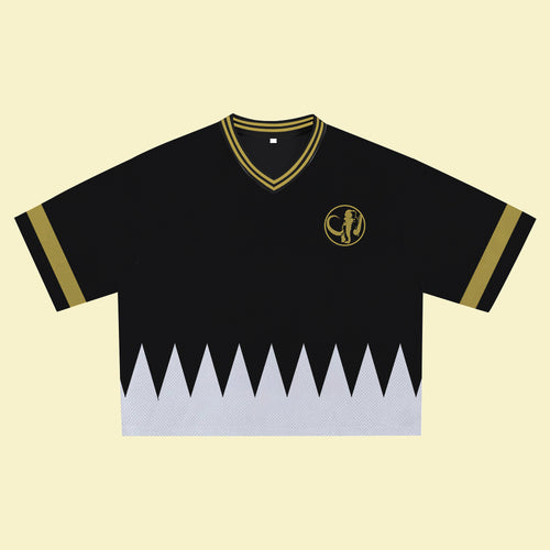 Black Super Hero Oversized Jersey – Unique Streetwear T-Shirt with Bold Graphic, Breathable Fabric, V-Neck Retro Athletic Design, Comfortable Fit for Casual Hip Hop and Sports Style Outfits