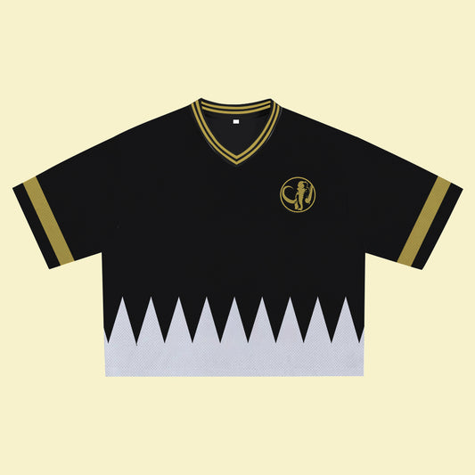 Black Super Hero Oversized Jersey – Unique Streetwear T-Shirt with Bold Graphic, Breathable Fabric, V-Neck Retro Athletic Design, Comfortable Fit for Casual Hip Hop and Sports Style Outfits