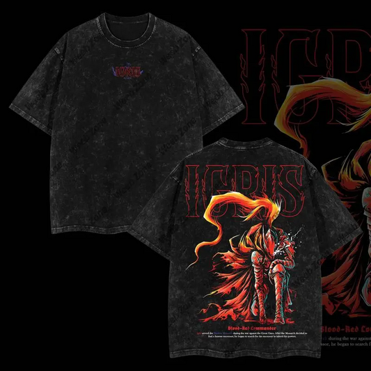 [COLLECTION] Limited Edition IGRIS, IRON, TANK, BERU T-Shirt - Shadow Soldiers Sung Jin-Woo Solo Leveling T-Shirt Anime Double Printed Oversize Lightweight Acid Washed Graphic Tee Gift For Anime Fan