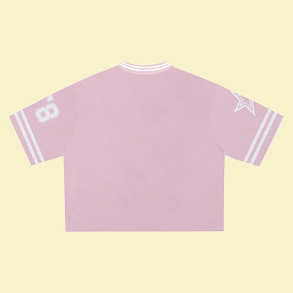 MCRAE T8 Pink Jersey – Unisex Sports Design, Breathable Material, Suitable for Streetwear
