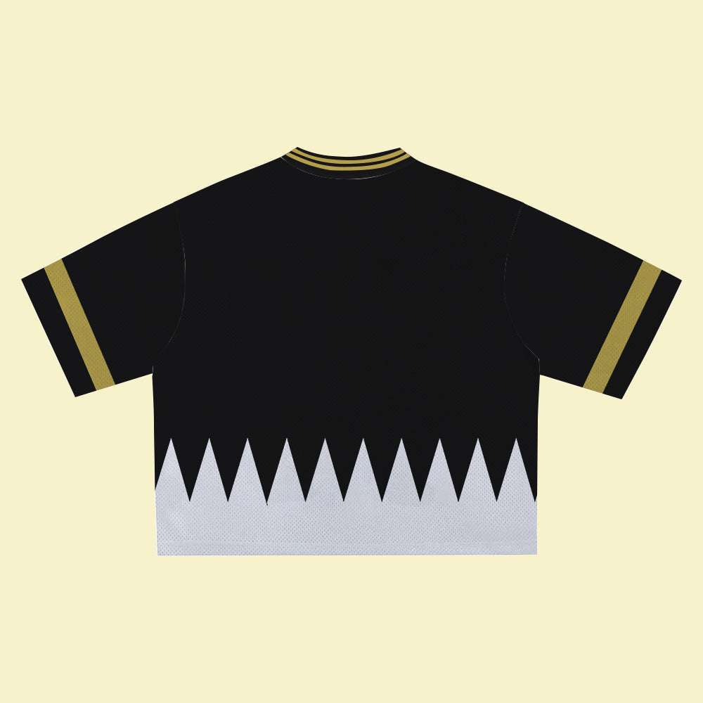 Black Super Hero Oversized Jersey – Unique Streetwear T-Shirt with Bold Graphic, Breathable Fabric, V-Neck Retro Athletic Design, Comfortable Fit for Casual Hip Hop and Sports Style Outfits
