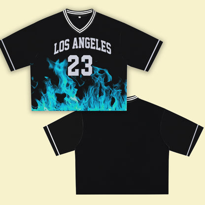 Los Angeles 23 Royal Jersey - Sporty, Street Style Design, Extremely Cool, Suitable for Walking Around Town