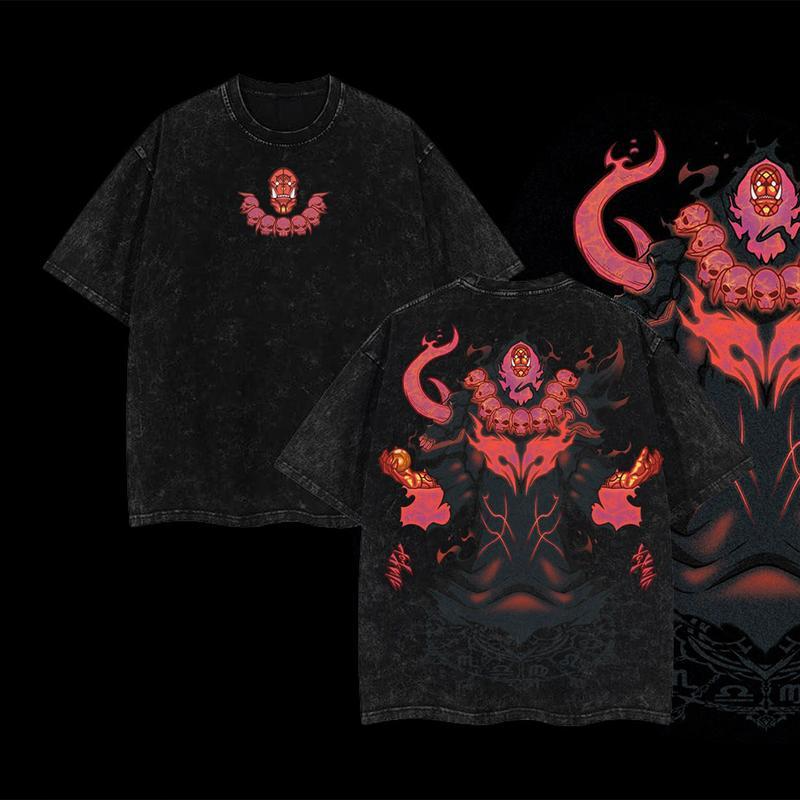 [COLLECTION 1] 18 Best Designs Solo Leveling T-Shirt Featuring Sung Jin-Woo, Statue of God & Iconic Moments, Double Printed Unisex Oversize Lightweight Acid Washed Cotton Tee anime lover anime merch