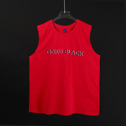 Top Rated 80s 90s Dragon Ball DBZ Goku saiyan Oversized streetwear singlet muscle cotton outfits men short summer men's graphic tees Fits vacation outfits Anime tank tops men gifts