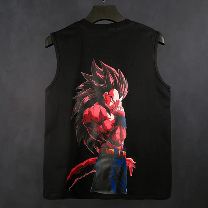 Top Rated 80s 90s Dragon Ball DBZ Oversized singlet muscle men's graphic tees Goku Fits Anime tank tops men gifts