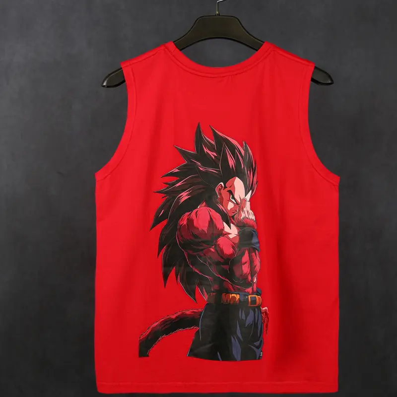 Top Rated 80s 90s Dragon Ball DBZ Oversized singlet muscle men's graphic tees Goku Fits Anime tank tops men gifts