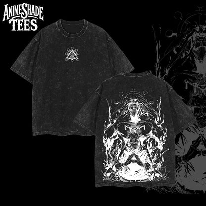 [COLLECTION] Limited Edition Ryomen Sukuna - Jujutsu Kaisen Anime Double Printed Oversize Lightweight Acid Washed Tee, Gift For anime lover Menswear Top Classic Oversized Seamless Tshirt Clothing