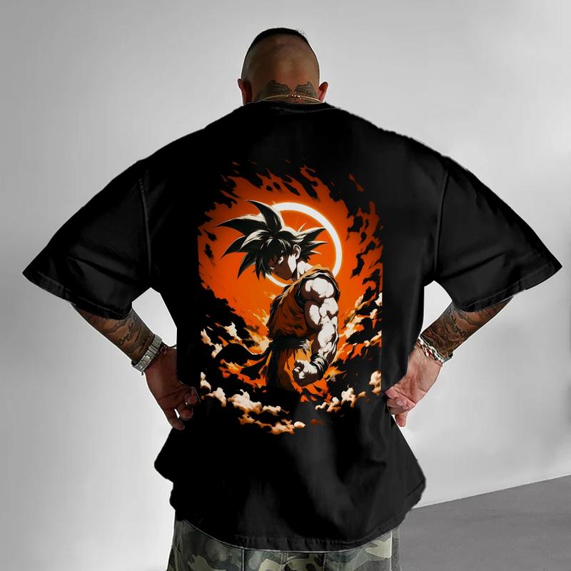 Urban Street Unisex Summer outfits men streetwear 80s 90s graphic tees cotton Anime tank tops men gifts
