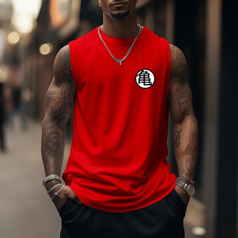 Dragon Ball DBZ Son Goku Unisex Summer outfits men streetwear 80s 90s graphic tees cotton Anime tank tops men gifts
