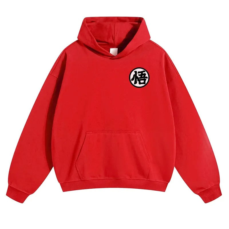 Dragon Ball DBZ Viral Anime Graphic Hoodie! Unisex 90s Retro Pullover - Funny Cartoon Streetwear Hoodies - Cozy Fleece Gift For Him Casual Cotton