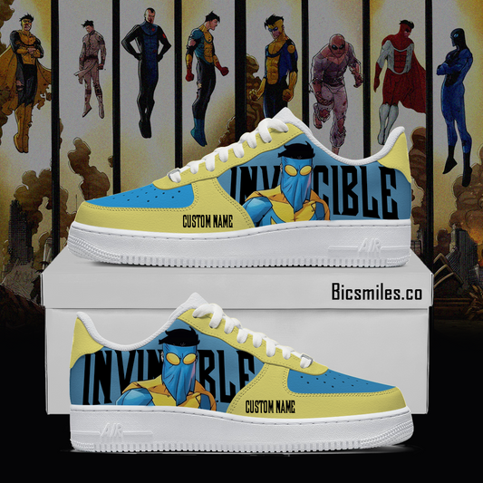 Invincible Custom Sneakers – Anime Streetwear Shoes