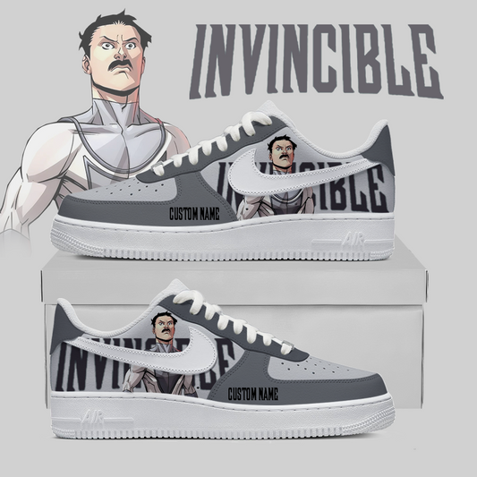 Invincible Custom Sneakers Mark Grayson – Anime Streetwear Shoes