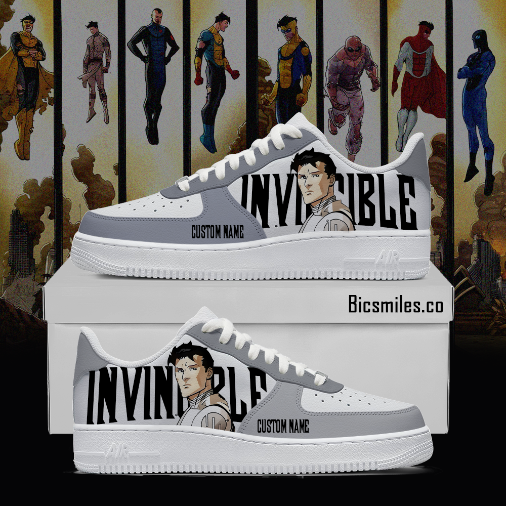 Invincible Custom Sneakers Mark – Anime Streetwear Shoes