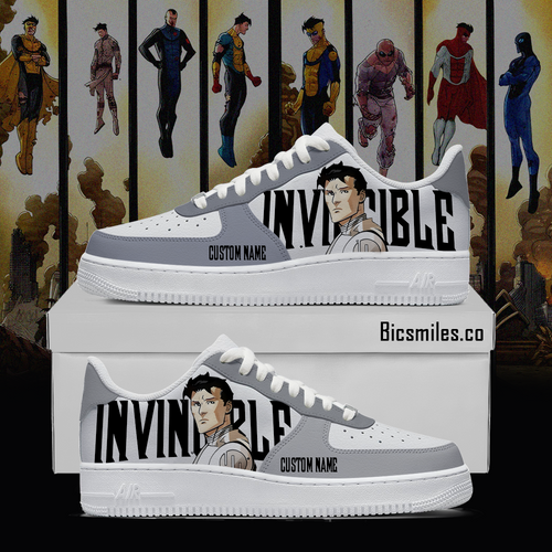 Invincible Custom Sneakers Mark – Anime Streetwear Shoes