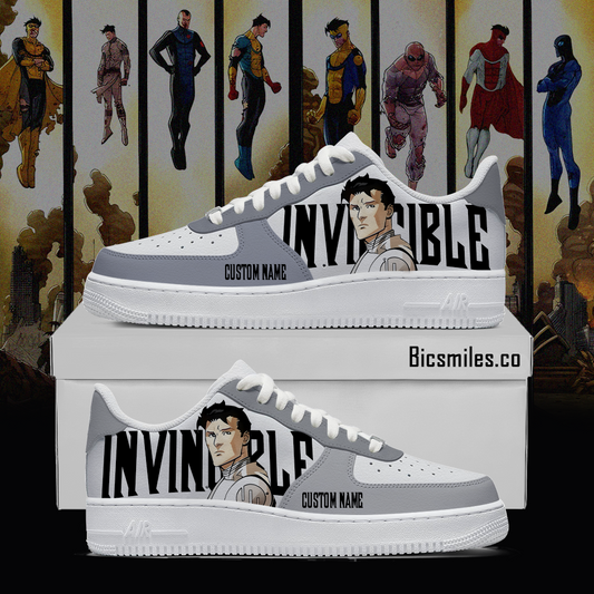 Invincible Custom Sneakers Mark – Anime Streetwear Shoes