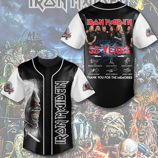 Iron Maiden Baseball Jersey – TMTHU490