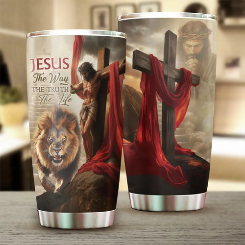 Jesus The Way The Truth The Life Tumbler Cup – TANTN16229