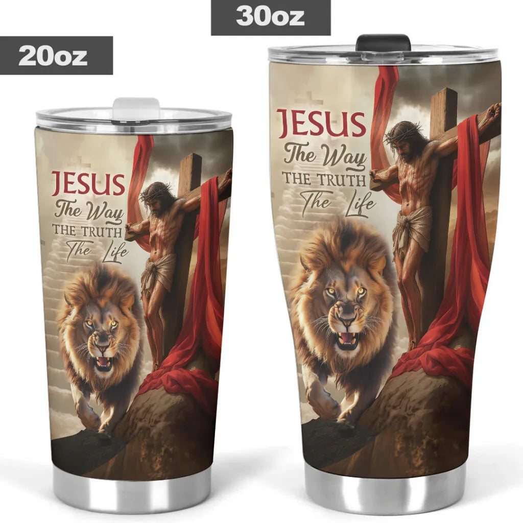 Jesus The Way The Truth The Life Tumbler Cup – TANTN16229