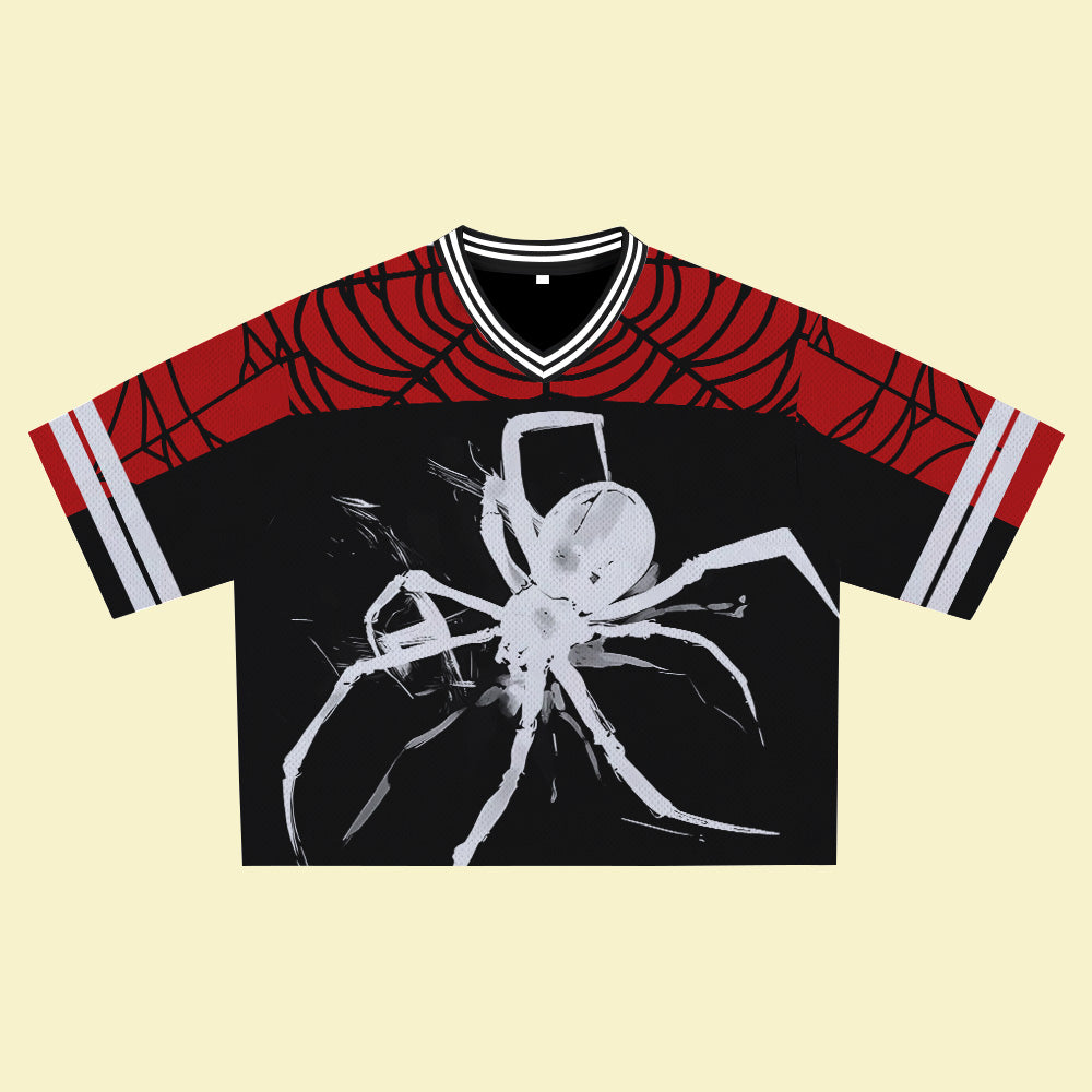 Red Spider Jersey – Soft Comfortable Fabric, Unique Faith Design for Bold Streetwear Style