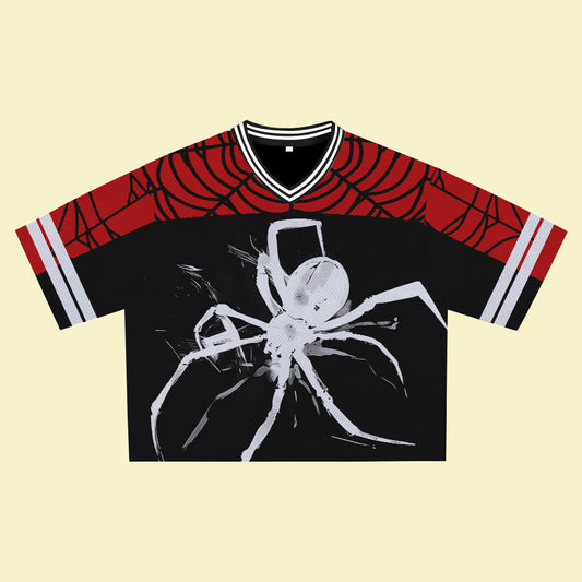Red Spider Jersey – Soft Comfortable Fabric, Unique Faith Design for Bold Streetwear Style