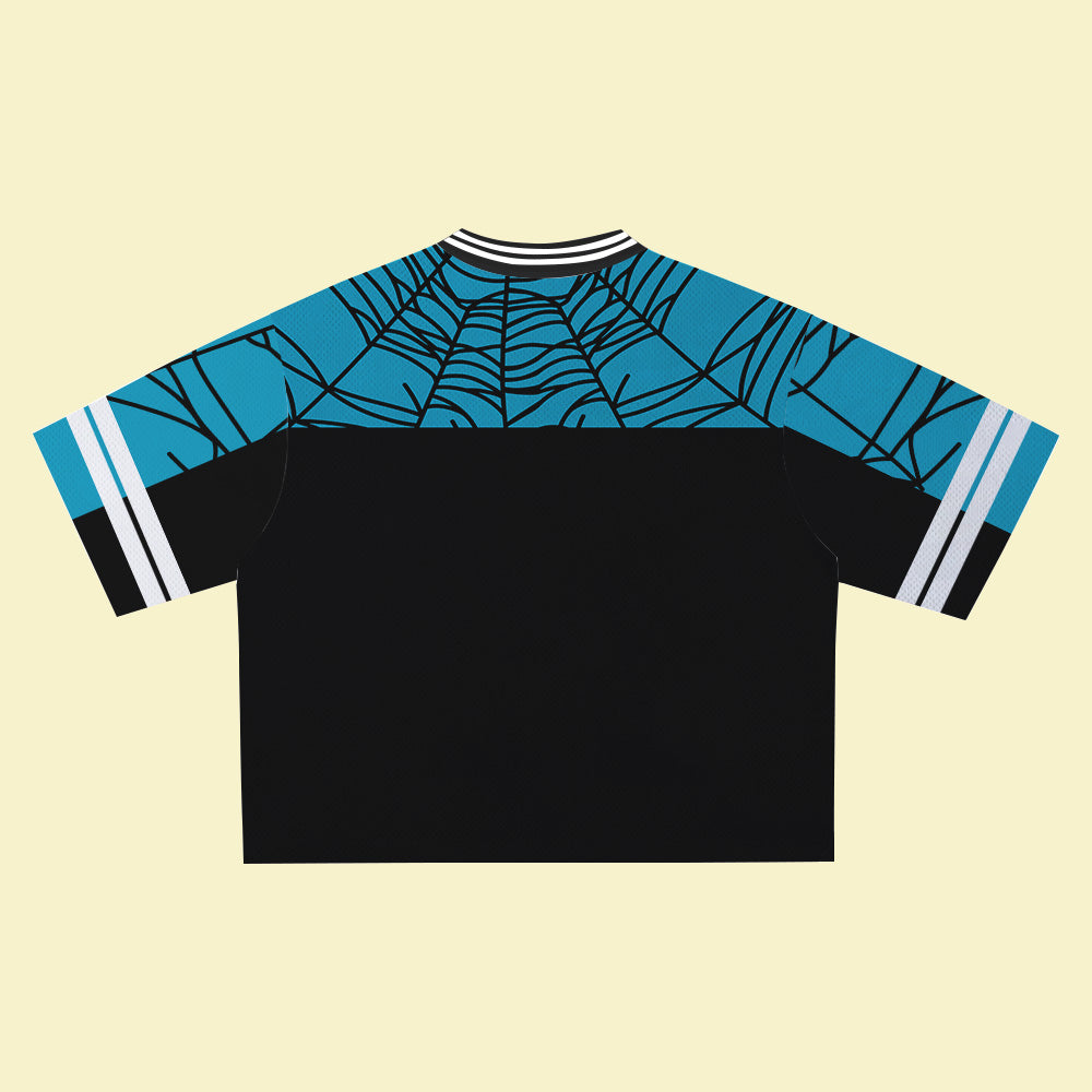 Blue Spider Jersey – Soft Comfortable Fabric, Unique Faith Design for Bold Streetwear Style