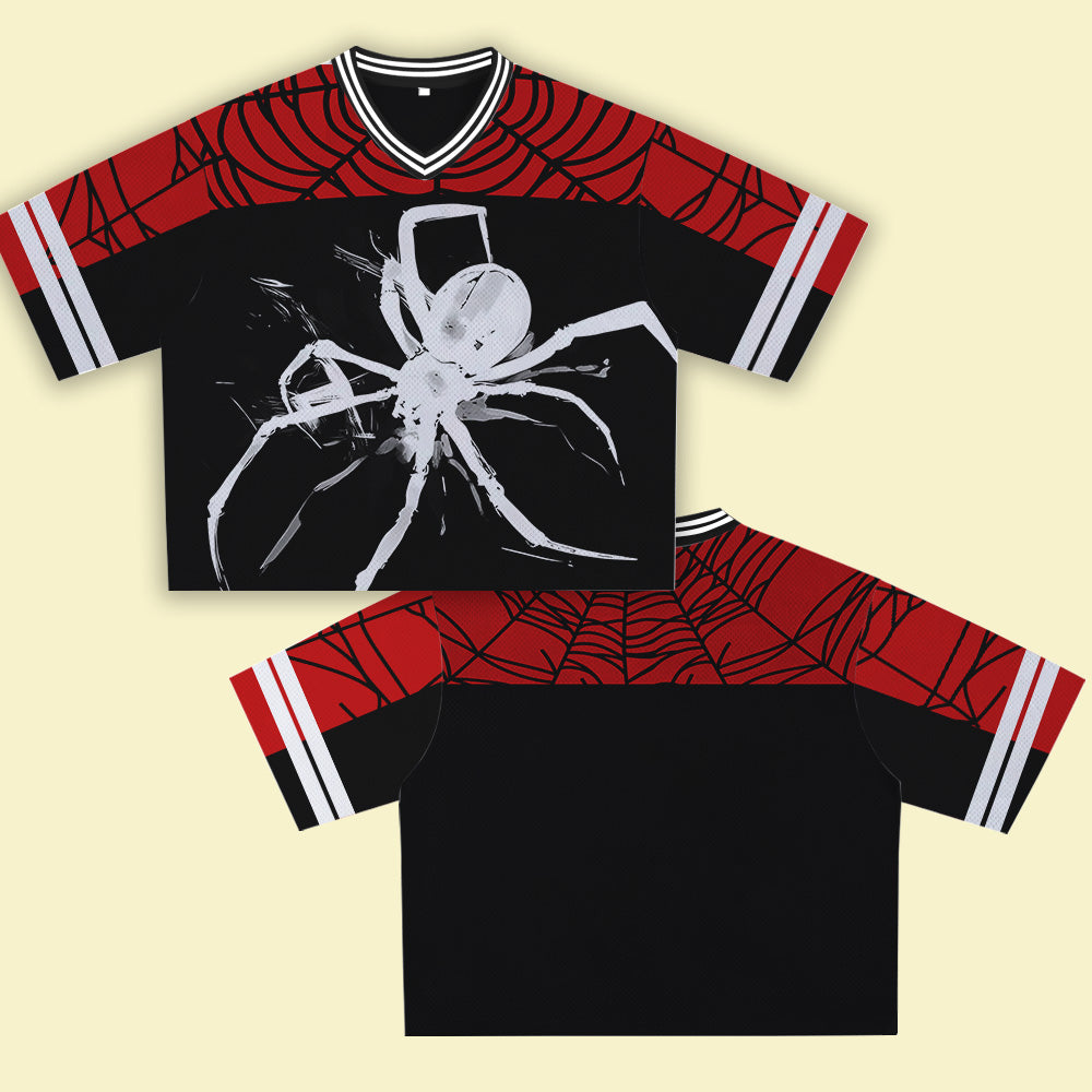 Red Spider Jersey – Soft Comfortable Fabric, Unique Faith Design for Bold Streetwear Style