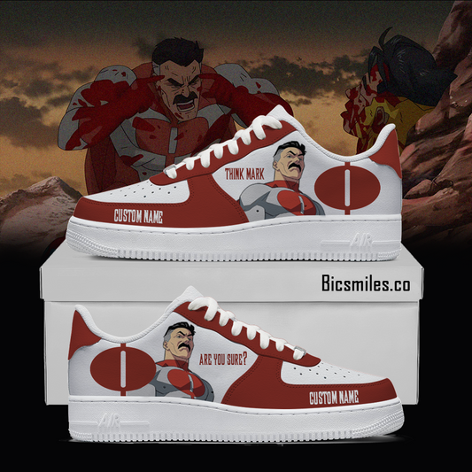 Invincible Custom Sneakers Omni-Man – Anime Streetwear Shoes