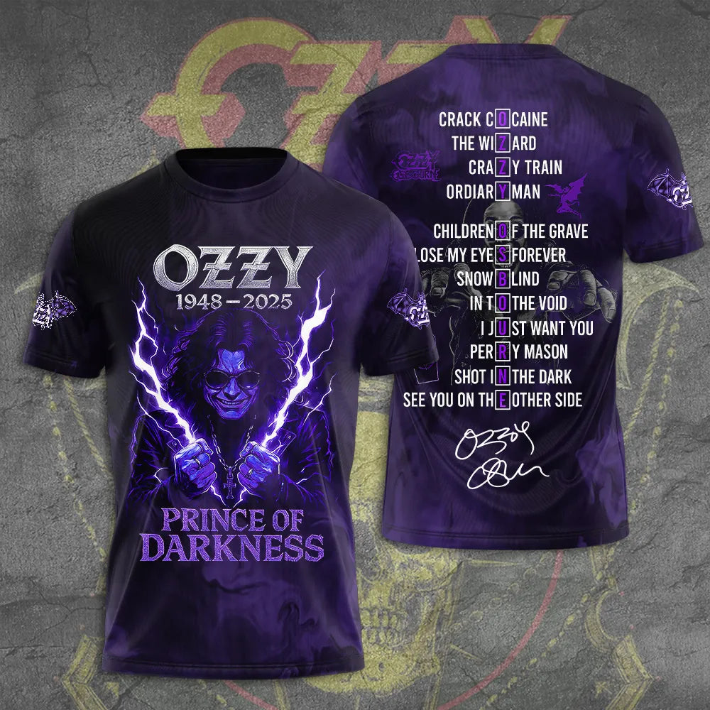 Ozzy Osbourne 3D Apparel – TANTN15389