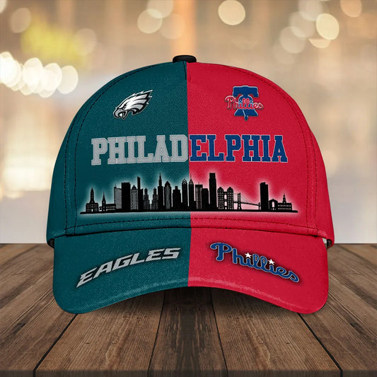 Philadelphia Eagles x Philadelphia Phillies Classic Cap – TMTHU1066