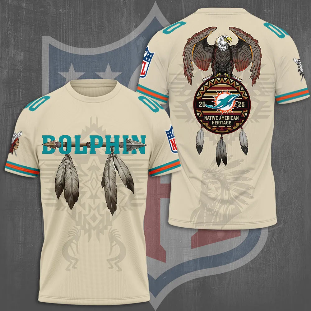 Miami Dolphins x Native American Heritage 3D Apparel – TMTHU955