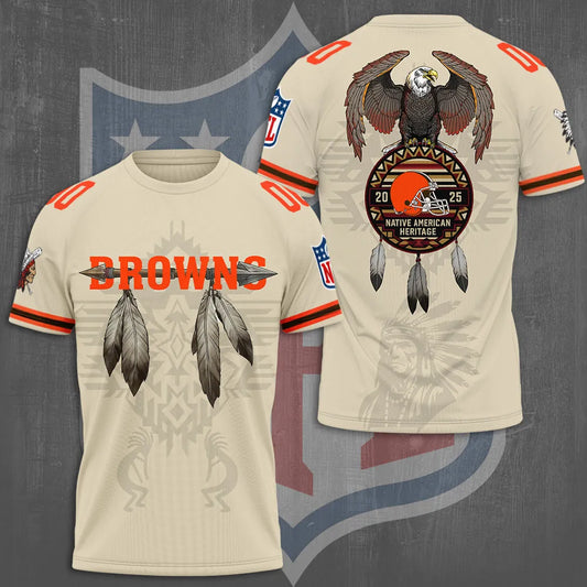 Cleveland Browns x Native American Heritage 3D Apparel – TMTHU960