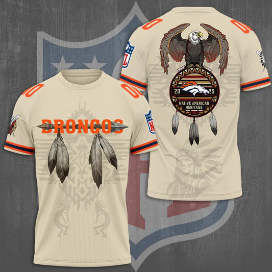 Denver Broncos x Native American Heritage 3D Apparel – TMTHU966