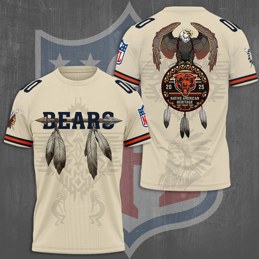 Chicago Bears x Native American Heritage 3D Apparel – TMTHU973