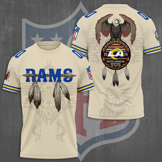 Los Angeles Rams x Native American Heritage 3D Apparel – TMTHU982