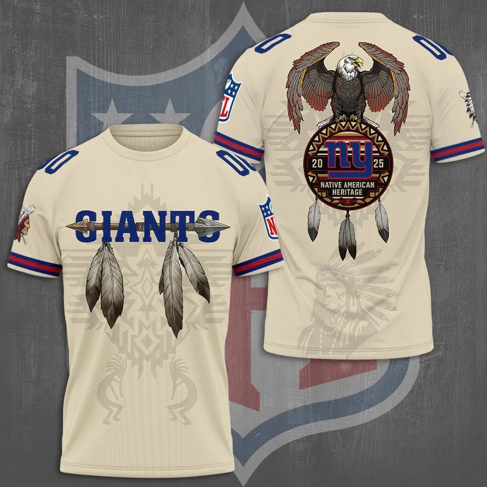 New York Giants x Native American Heritage 3D Apparel – TMTHU985