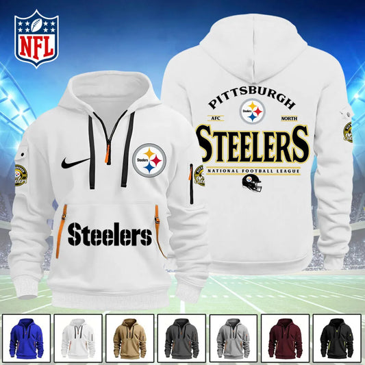 Pittsburgh Steelers 2D Quarter Zip Hoodie – TANTN16128