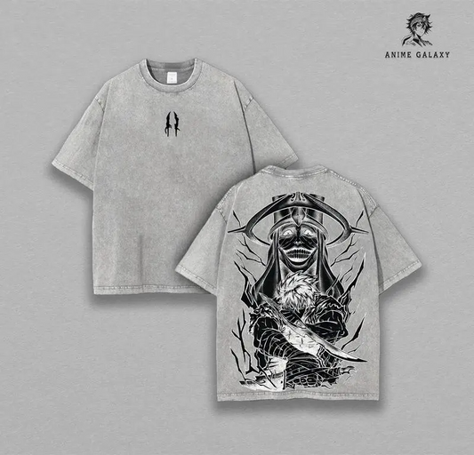 Sung Jin Woo x Solo Leveling Anime Manga Hoodies Washed Heavy Cotton T-shirt, Gift For Anime Fan, Anime Lover, Manga Lover Gift Gift For Him Gift For Her Menswear Clothing
